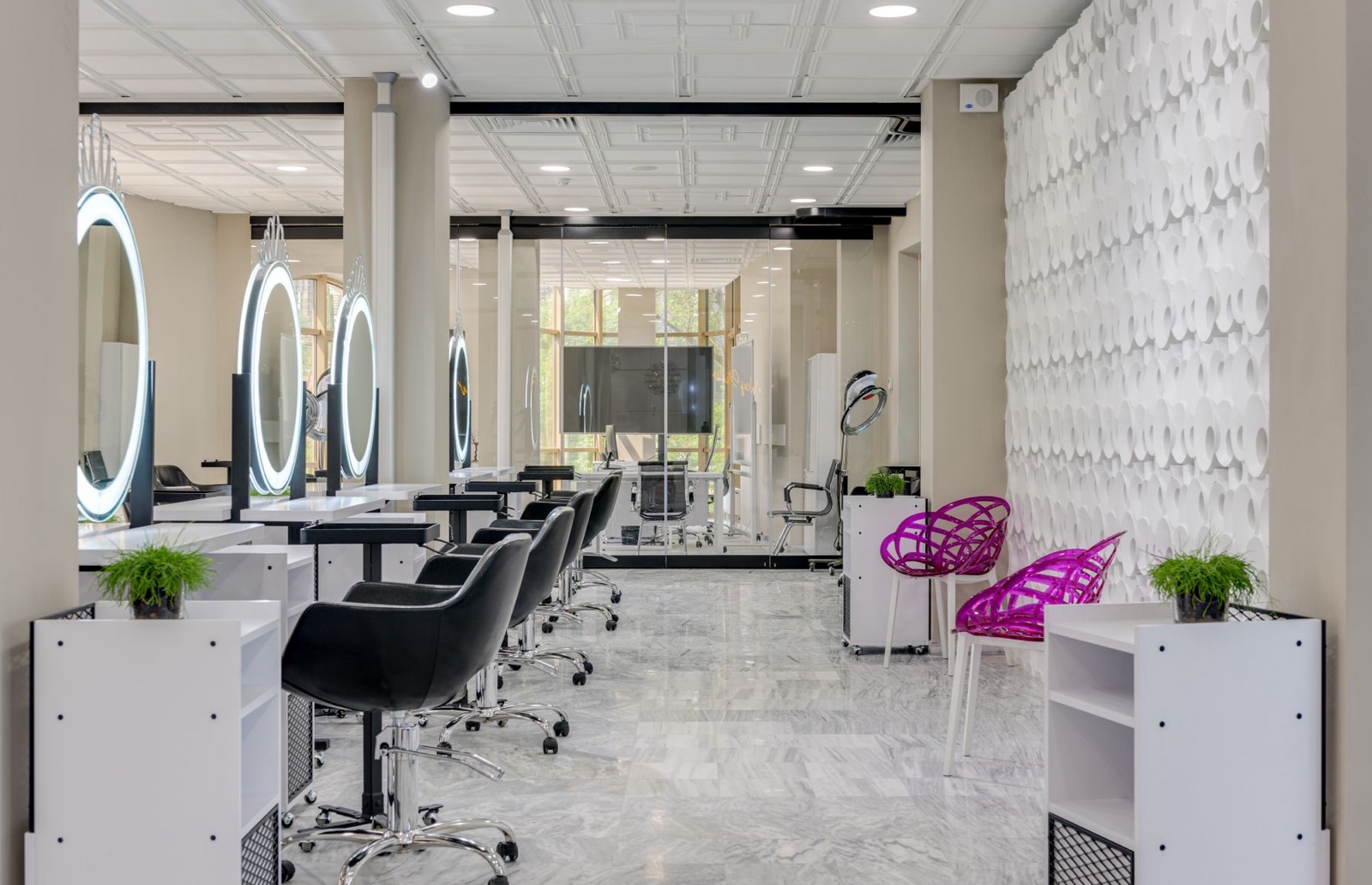 Commercial salon fit-out