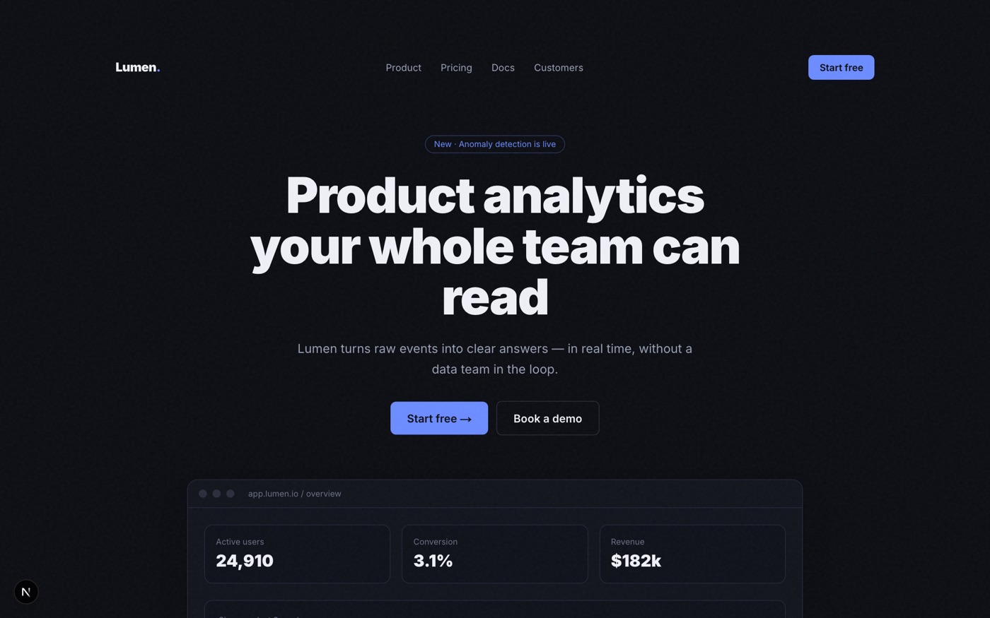 A live website demo built by TheStrategy